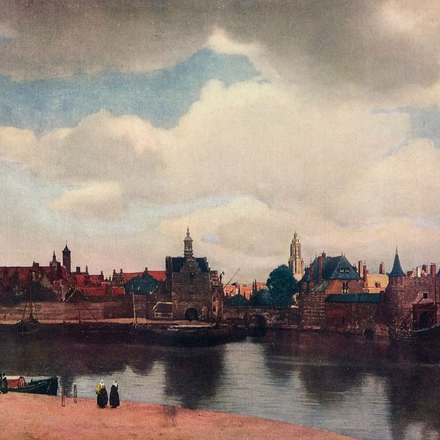 'view of delft from the rotterdam canal', 1660 61, 1912