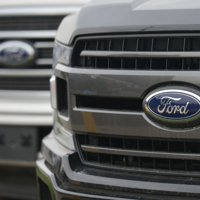 Official Ford 2 pack Oval Stickers –