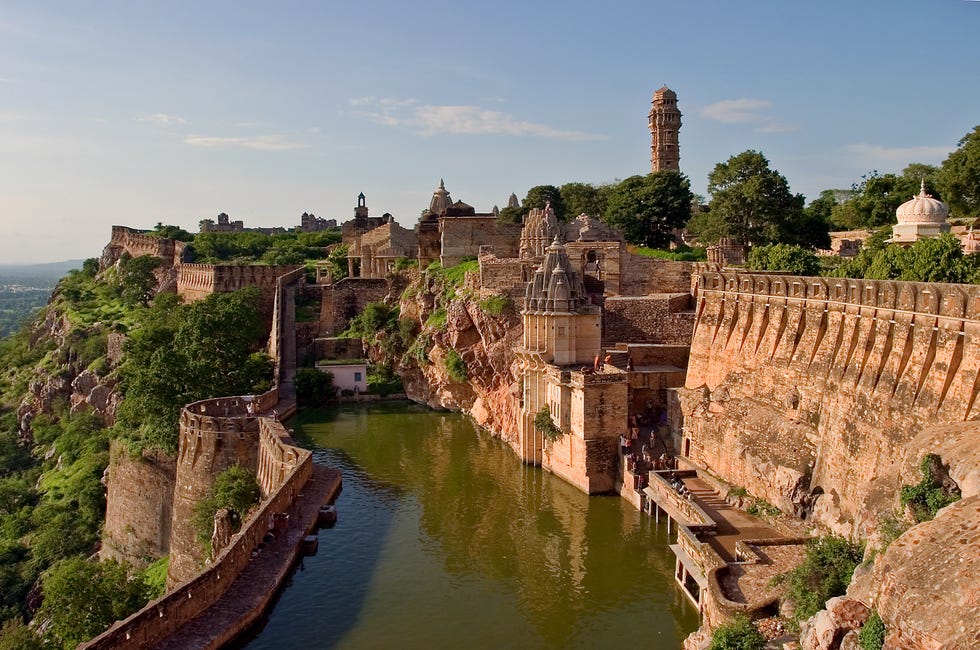 View of fort of Chittorgarh
