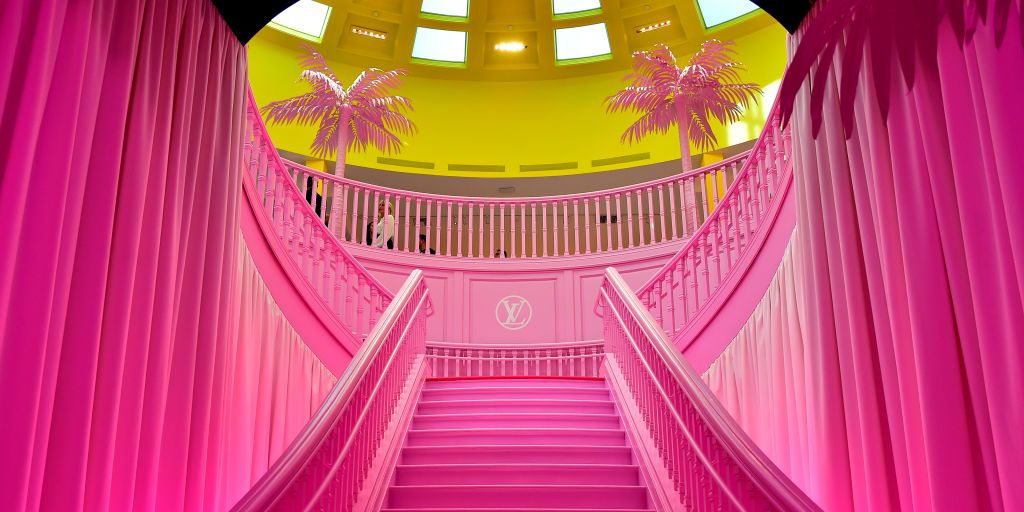 virgil abloh and louis vuitton colorize every inch of NYC pop-up