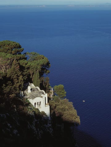 view of chapel in villa san michele, anacapri