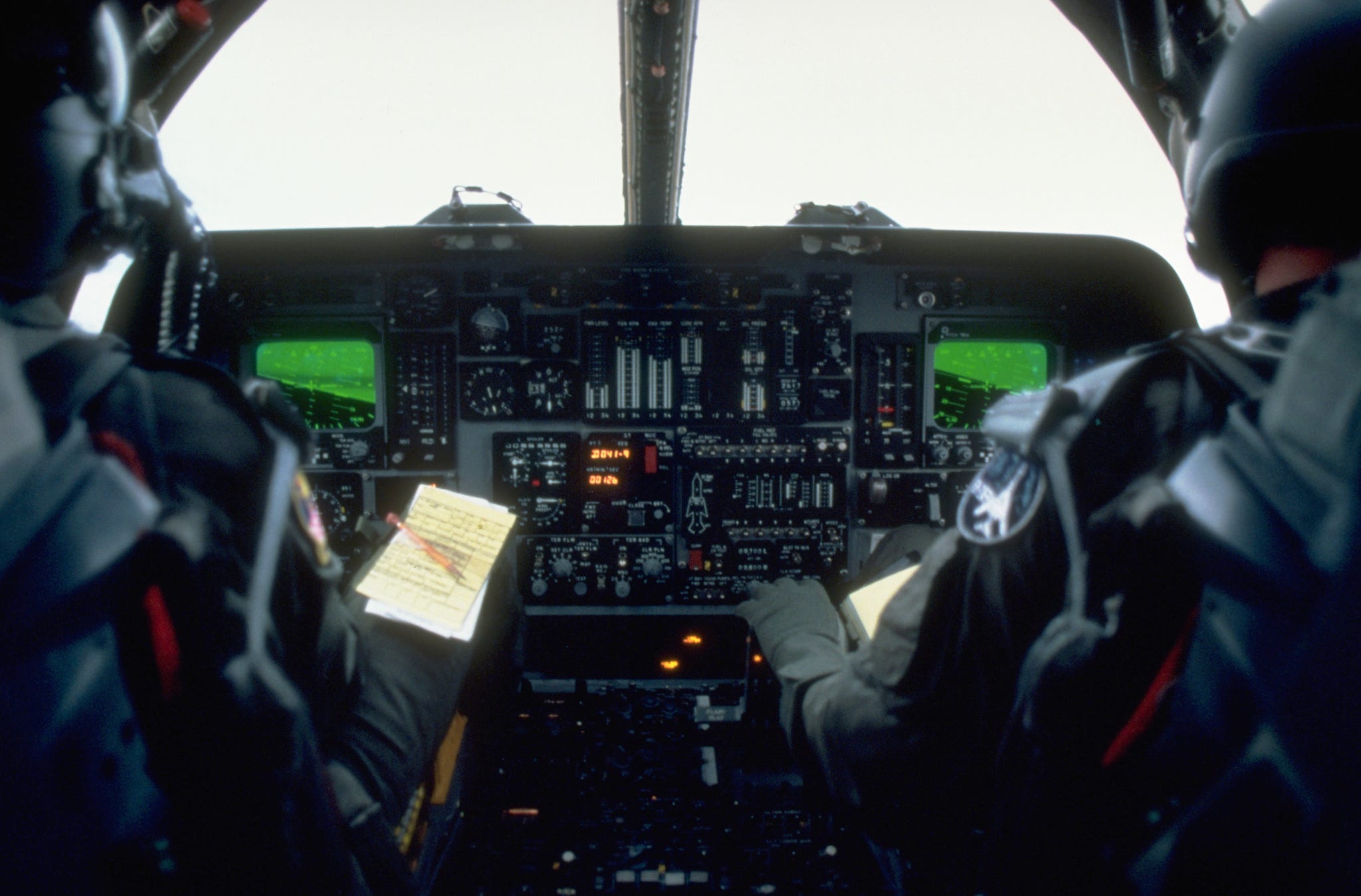 B-1B Aircraft Cockpit
