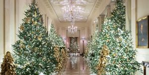 White House Holiday Decor Press Preview in Washington, USA