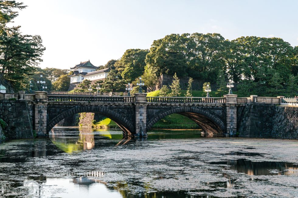 A View Of The Imperial Palace In Tokyo
