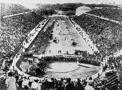 the opening ceremony at the 1906 athens olympics