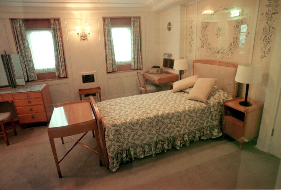BRITANNIA Queen's bedroom