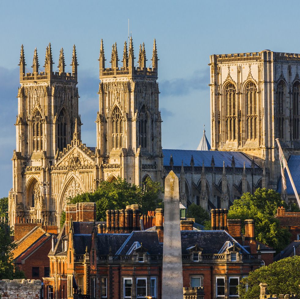 View of York Minster (Cathedral) from the walls