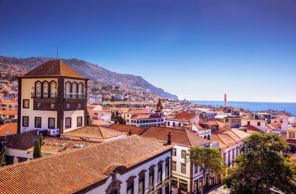 View over Funchal Downtown View over Funchal Downtown