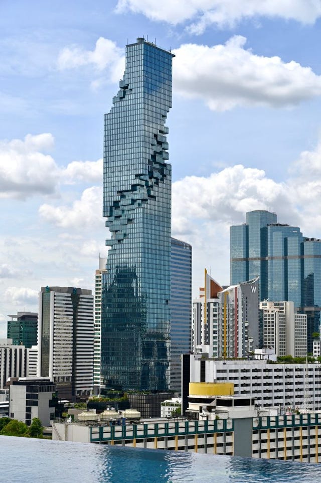 rascacielos king power mahanakhon, en bangkok, tailandia