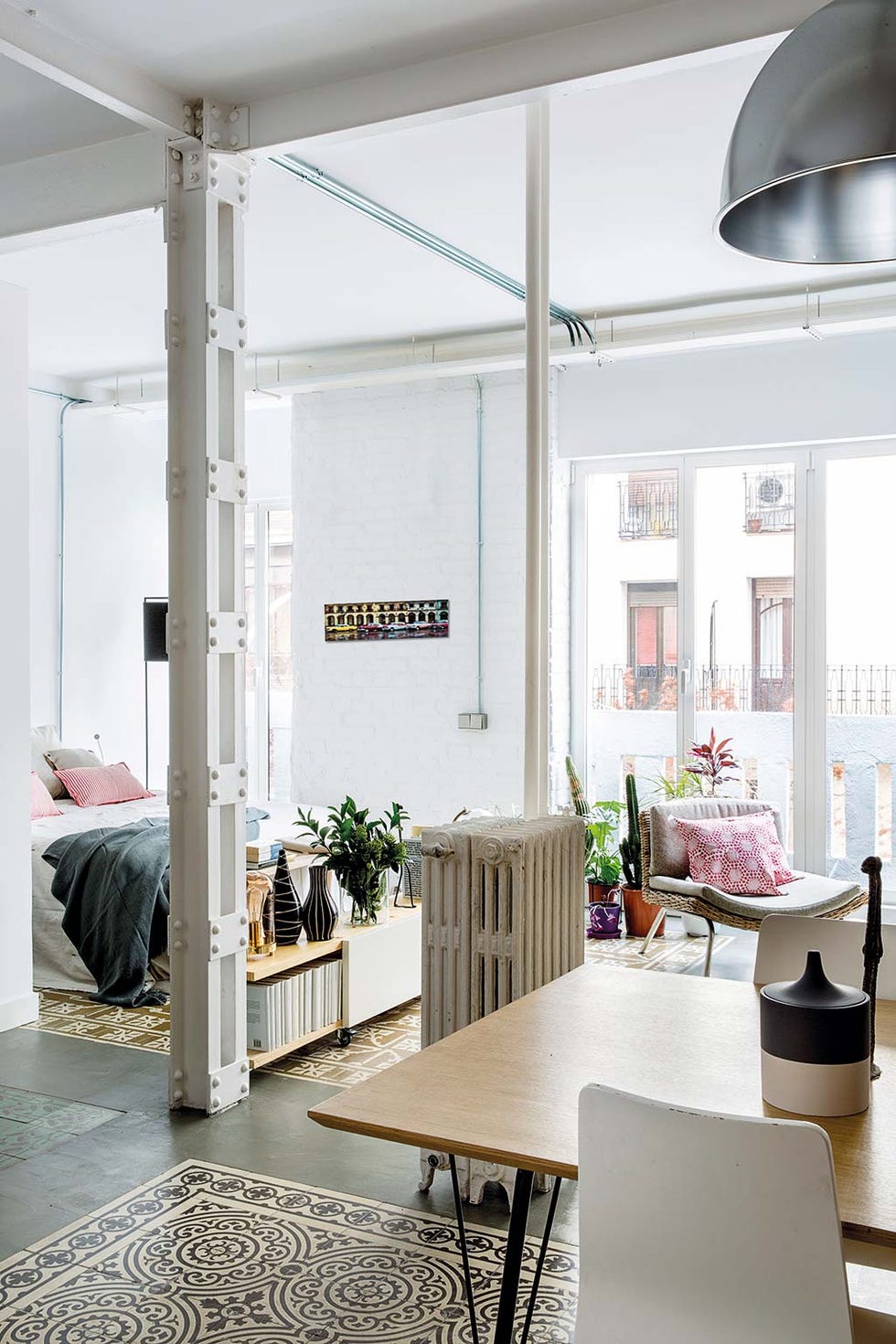 dormitorio en el salón