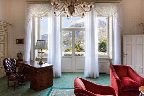 italian hotel with lavish interiors and gardens