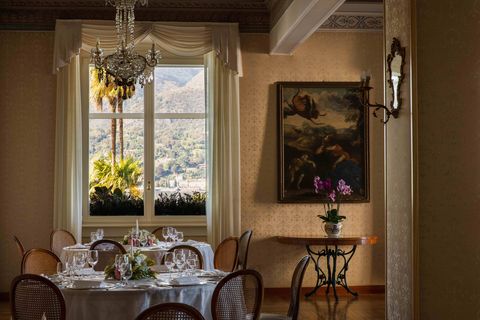 italian hotel with lavish interiors and gardens