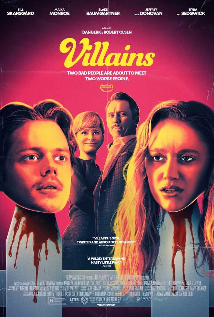 'Villains': Tráiler De Con Bill Skarsgård Y Maika Monroe