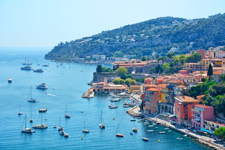 villefranche sur mer on the french riviera