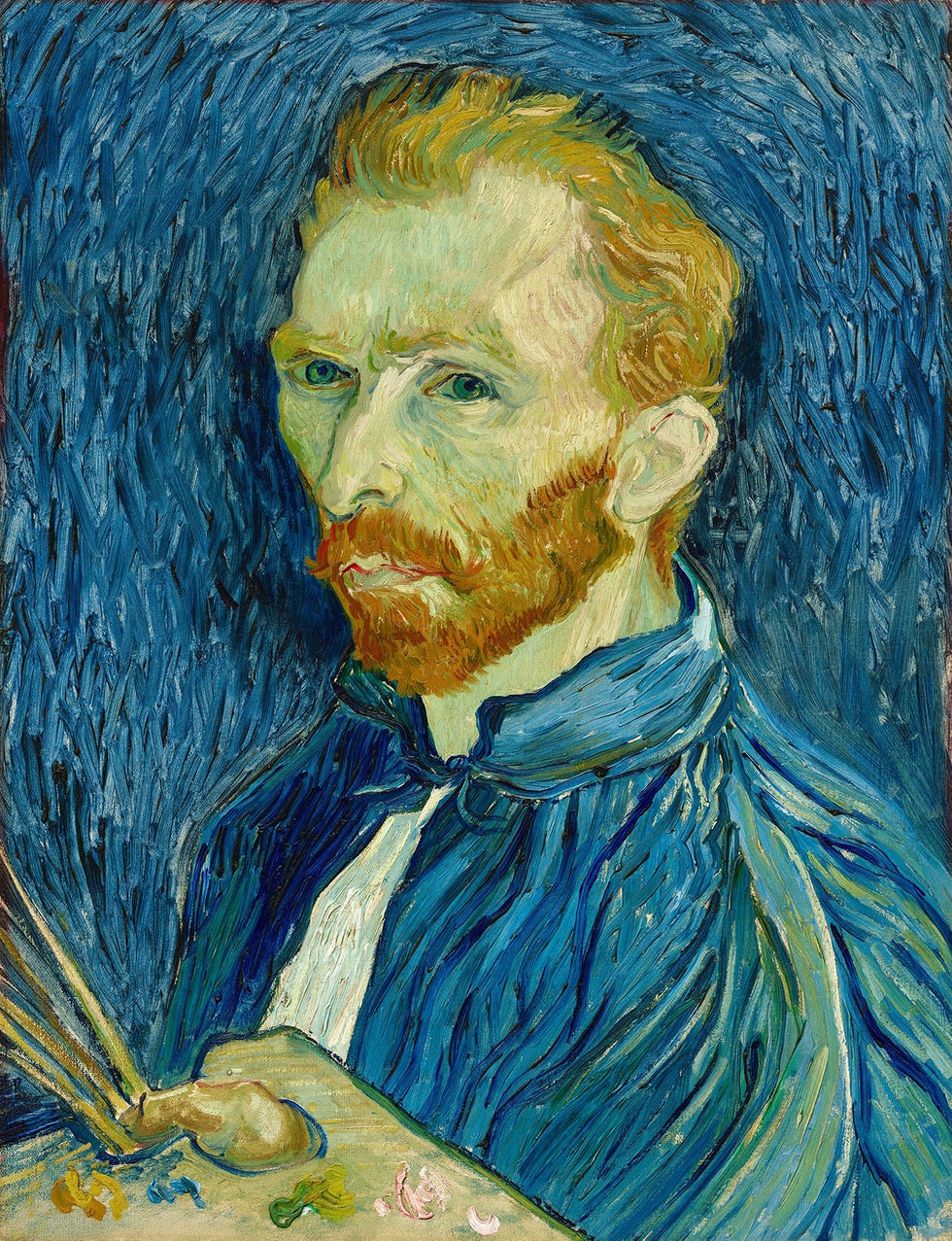 vincent van gogh, autoritratto, 1889