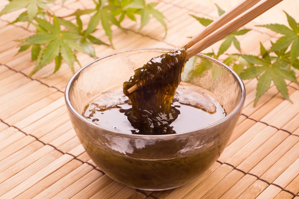 もずく酢,コンビニ,コンビニおつまみ,vinegared mozuku seaweed