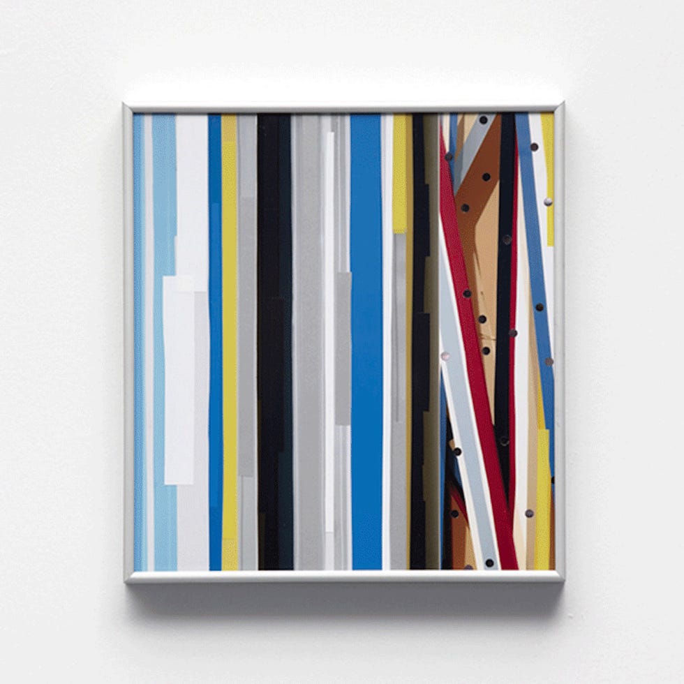 arancha goyeneche juegos de fantasía i, 2019 vinilo adhesivo y fotografía 31 x 29,5 cm galería gema llamazares
