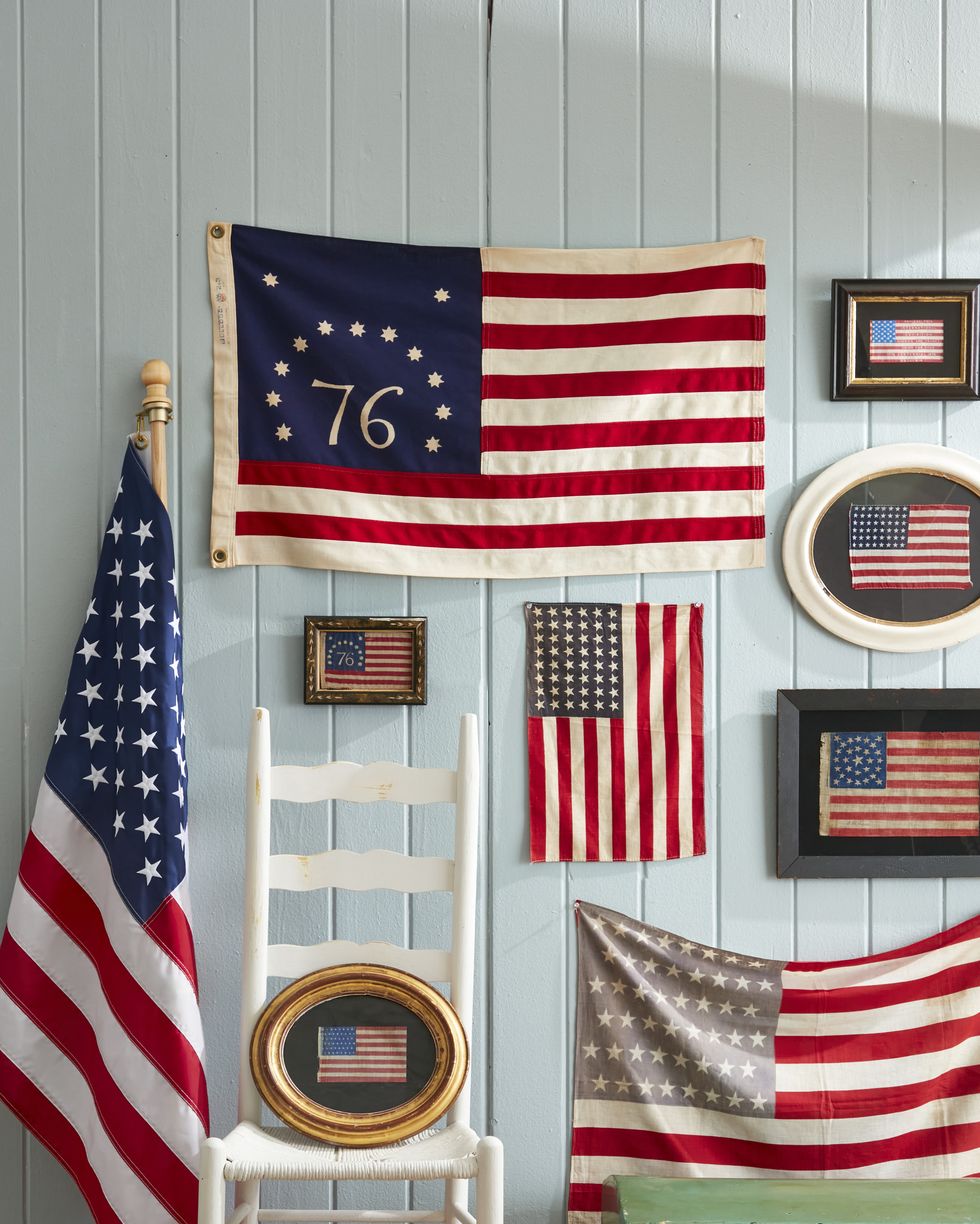 vintage american flags