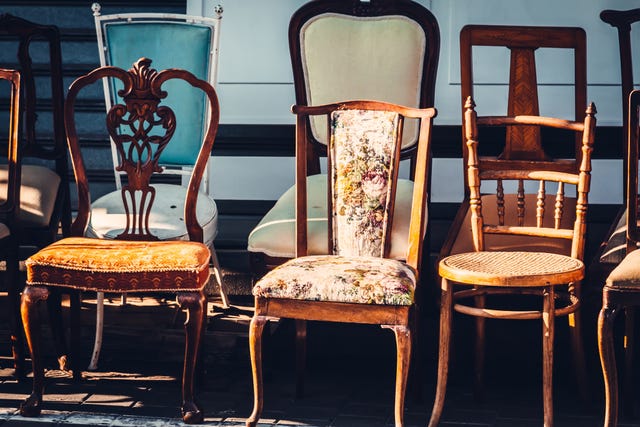 French louis xvi green silk arm chairs