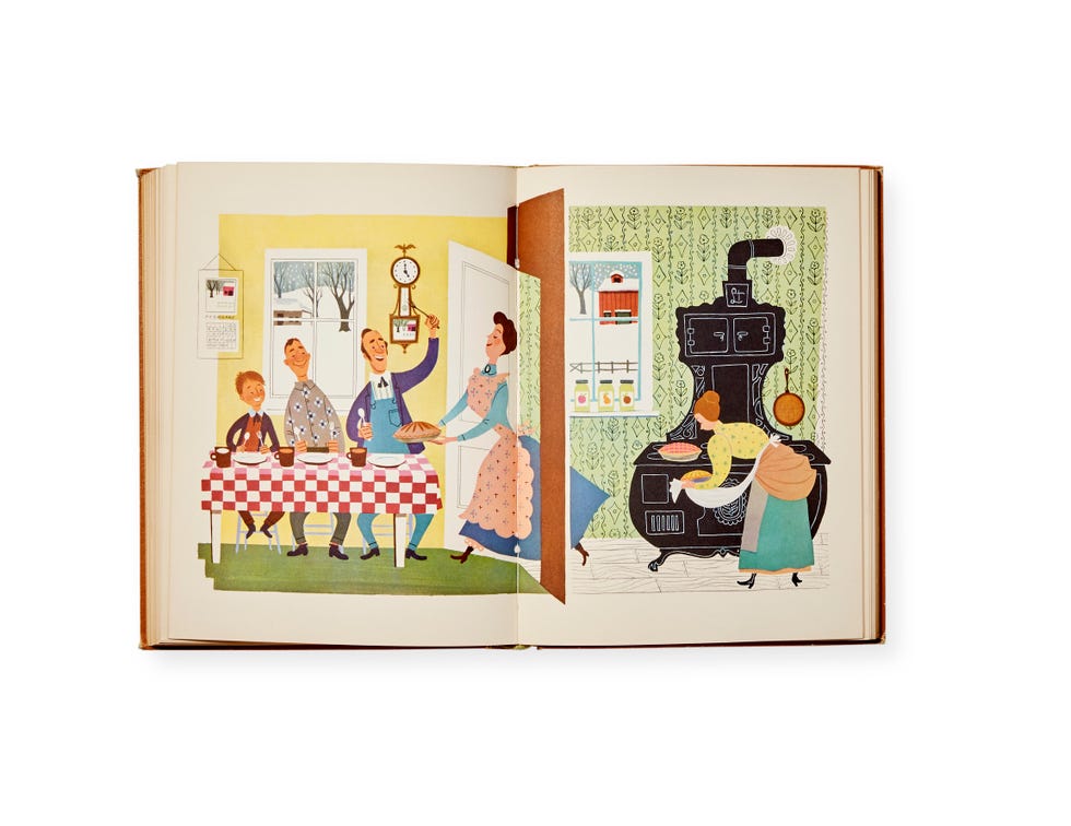 the fireside cook book (1949) by legendary american chef james beard. inside page.