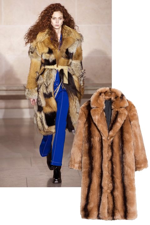 Fur clothing, Fur, Clothing, Outerwear, Fashion, Coat, Overcoat, Textile, Costume design, Beige, 
