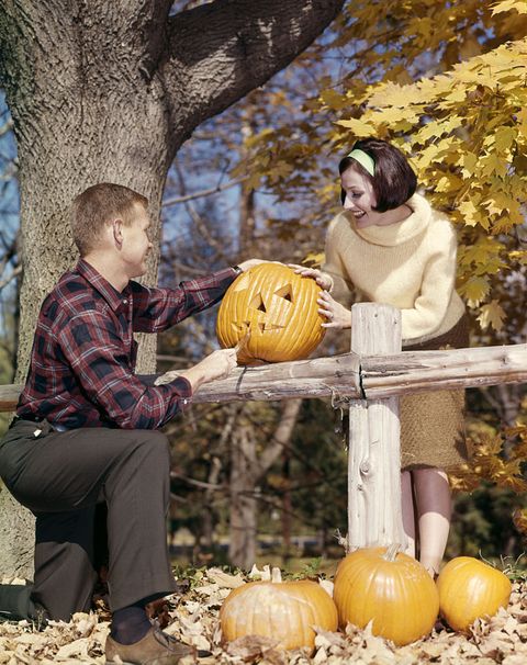 vintage halloween decorations pumpkin