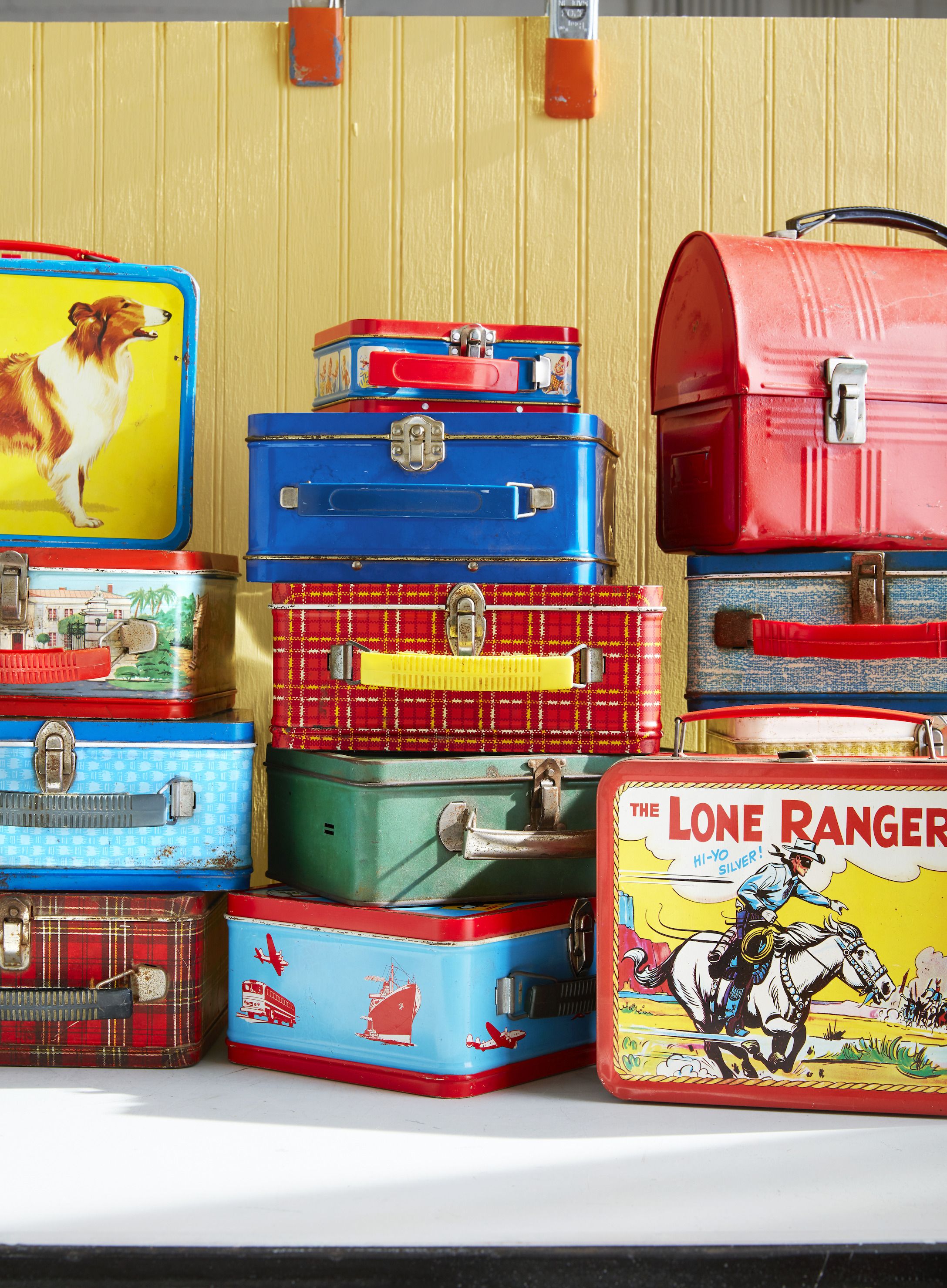 Antique metal lunch box orders