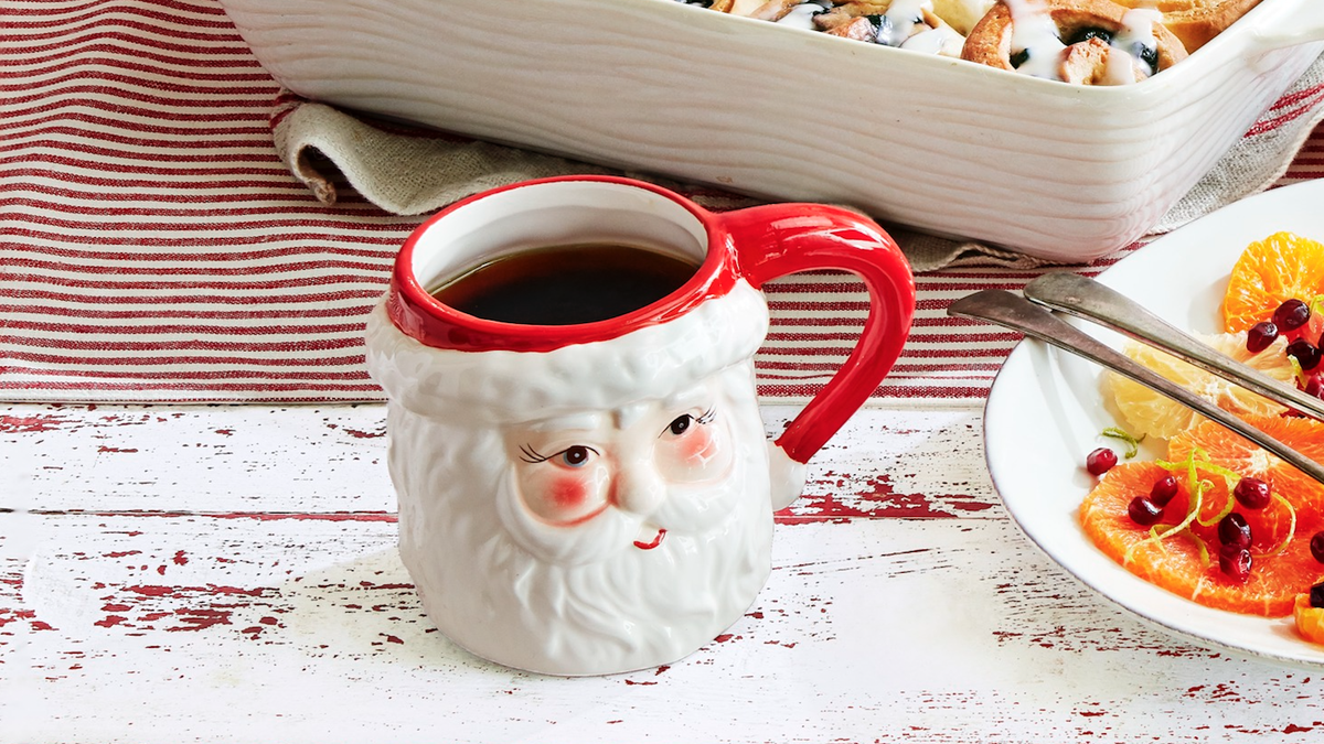 Shaped Mug - Santa Red