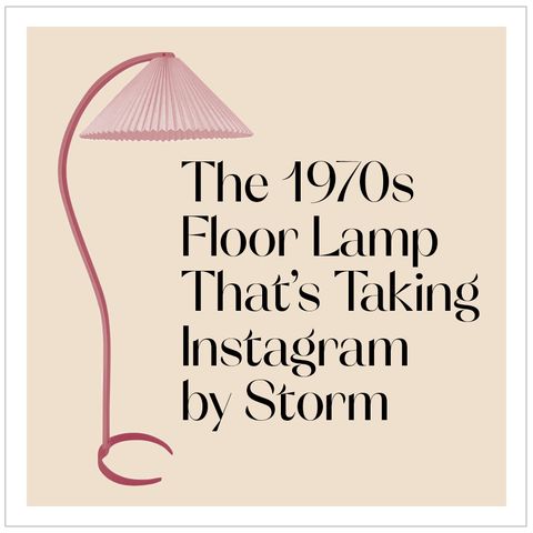 graphic of 70's floor lamp
