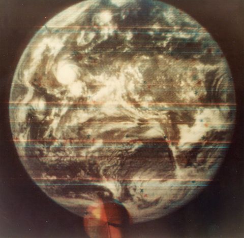 In 1967 werd deze eerste kleurenfoto genomen van de aarde vanuit de ruimte