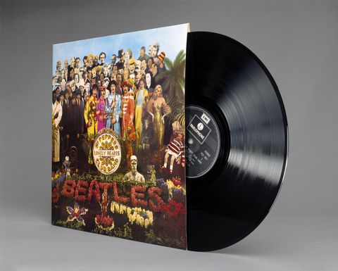 Sgt Peppers Lonely Hearts Club Band?, vinyl LP record by The Beatles, 1967.