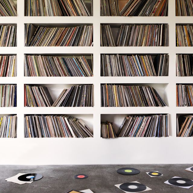 Clear Vinyl Record Stand Holder, Acrylic Display Shelf, Desktop