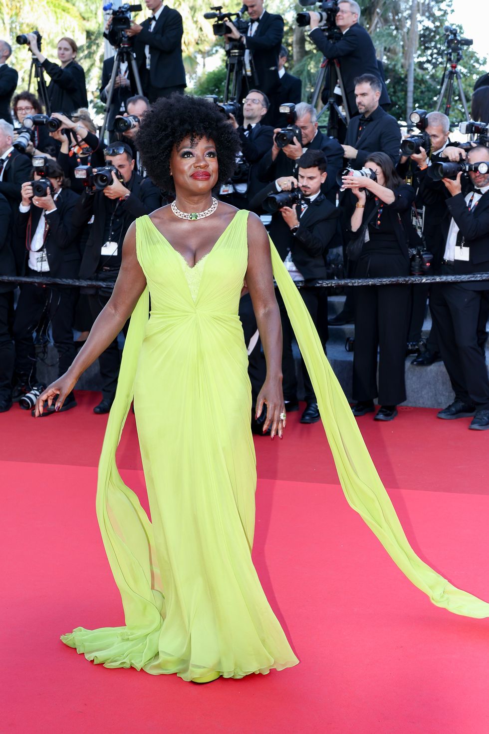 viola davis sul red carpet di "the mastermind"