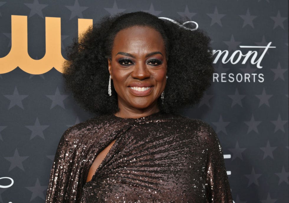 viola davis sequin gown critics choice