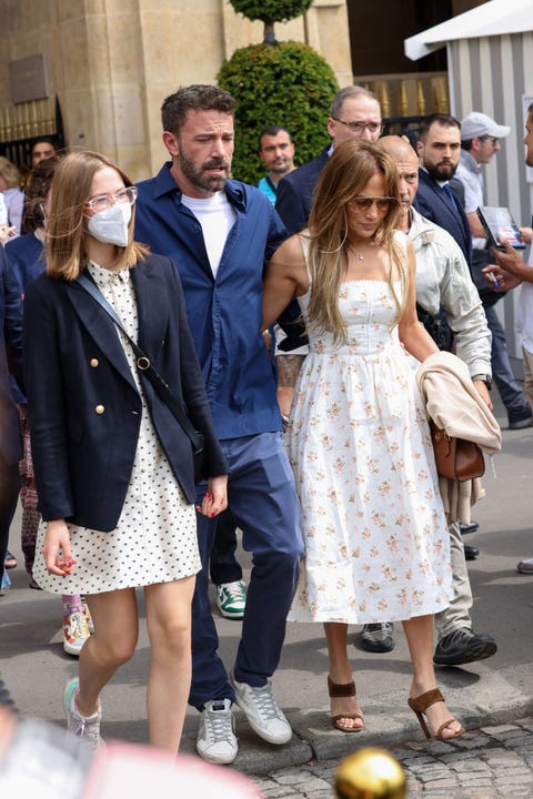 Photos of Jennifer Lopez, Ben Affleck & Their Kids in Paris