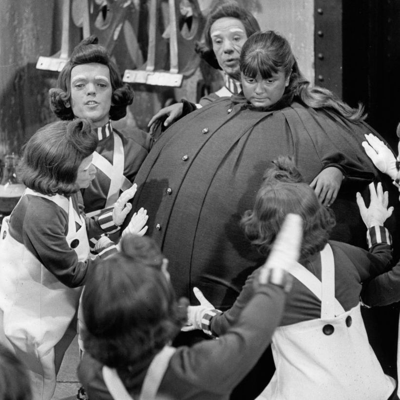 denise nickerson in 'willy wonka  the chocolate factory'
