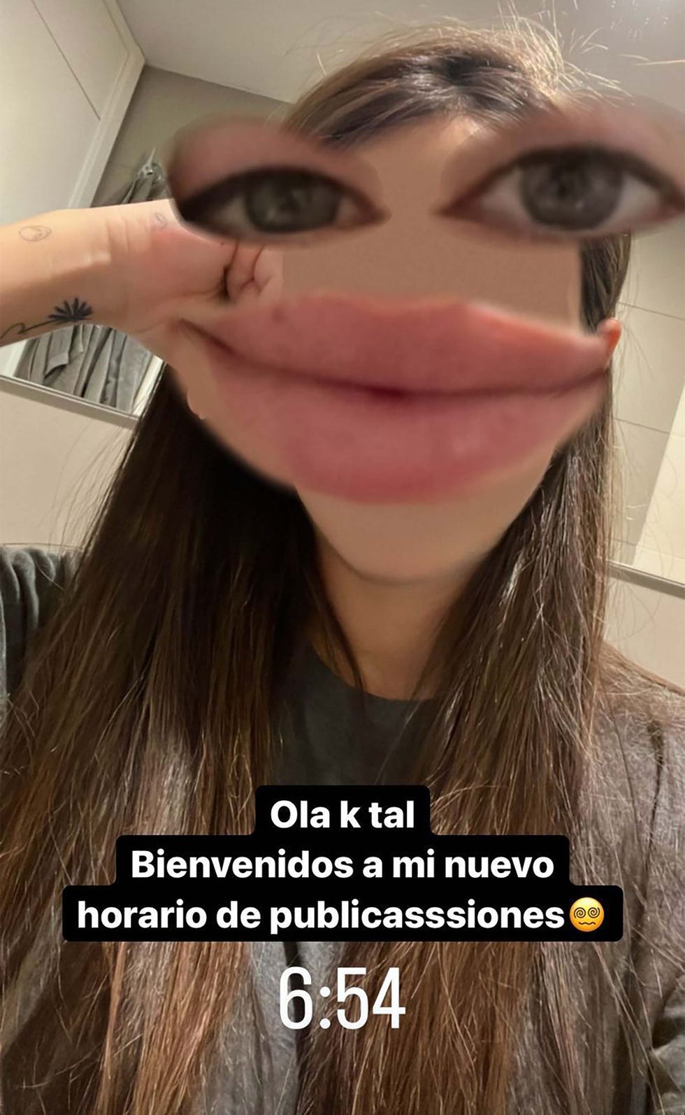 violeta mangriñán a punto de dar a luz a su primera hija gala
