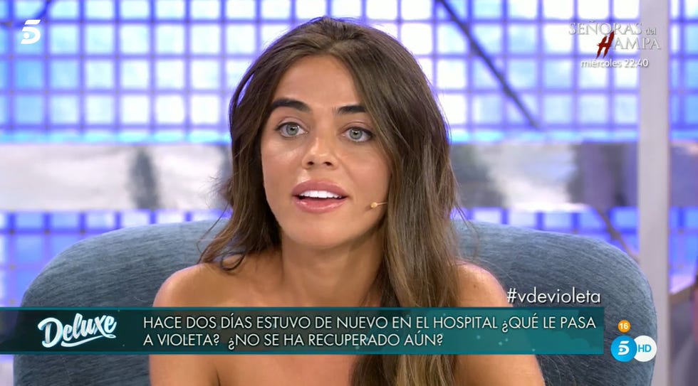 Violeta Mangriñán, Supervivientes, Violeta Supervivientes, Violeta y Fabio, Deluxe, Sábado Deluxe, Sálvame Deluxe, Violeta Julen, Violeta futbolistas