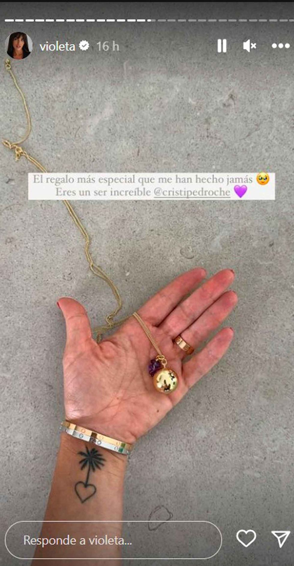 Cristina Pedroche le hace un regalo a Violeta Mangriñán por su embarazo