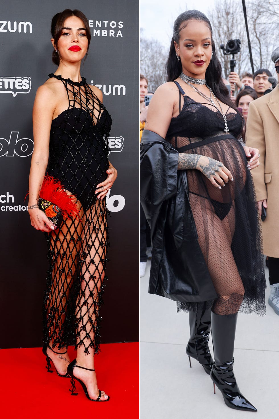 violeta mangriñán 'copia' a rihanna