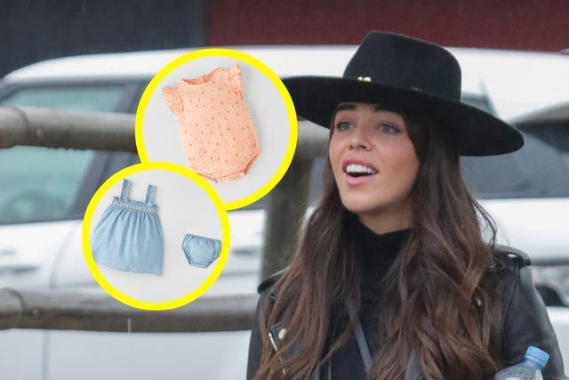 copia todos los looks de ropita de bebé que violeta mangriñán le ha comprado a su hija gala
