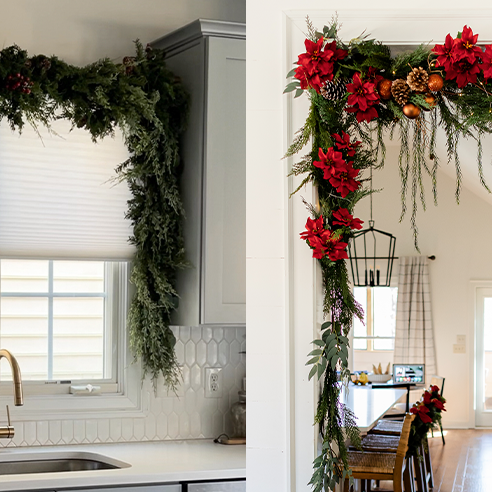 This Life-Changing Hack for Hanging Christmas Garlands Is Taking