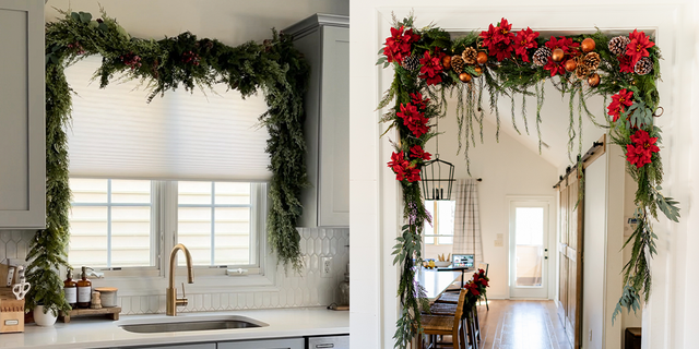 This Life-Changing Hack for Hanging Christmas Garlands Is Taking