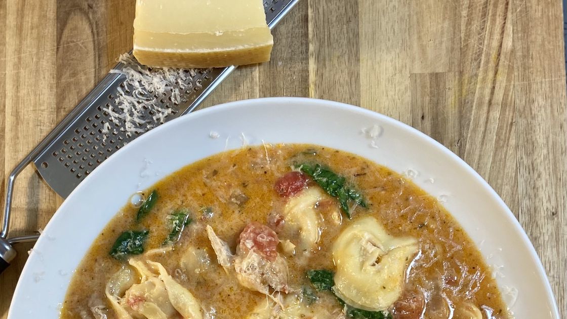 preview for Slow Cooker Creamy Tortellini Soup  | Testing Reddits Viral Soup Recipe