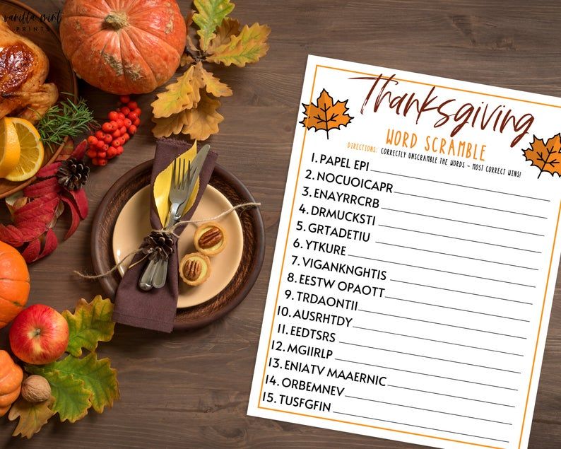 Best Thanksgiving Games For The Office! Virtual Fun Party Ideas!