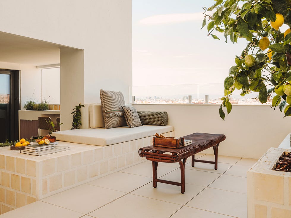 terraza valencia estilo rustico tres alturas