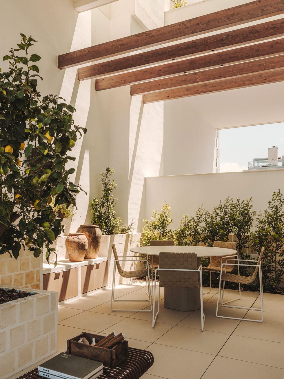 terraza valencia estilo rustico tres alturas