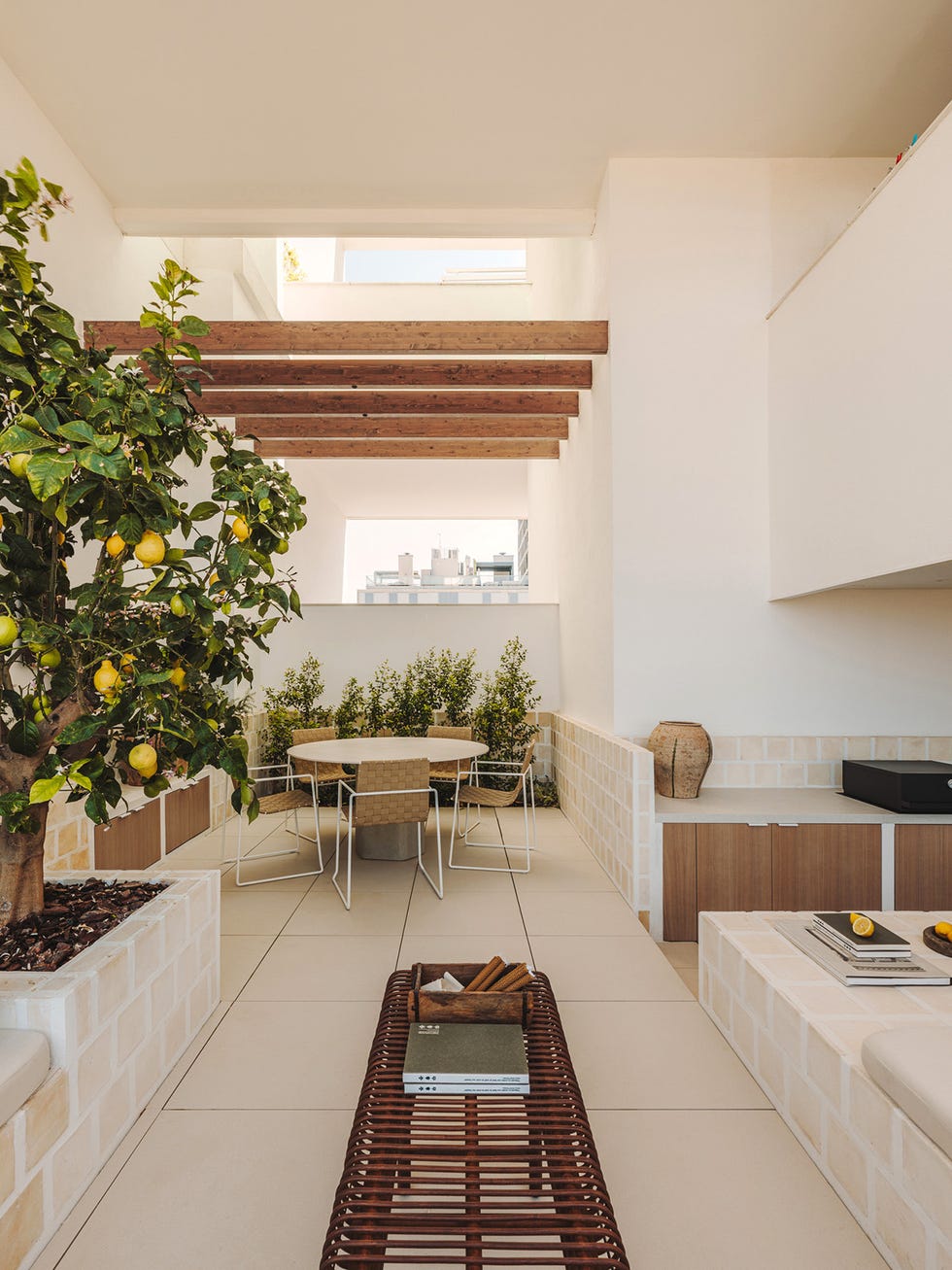 terraza valencia estilo rustico tres alturas