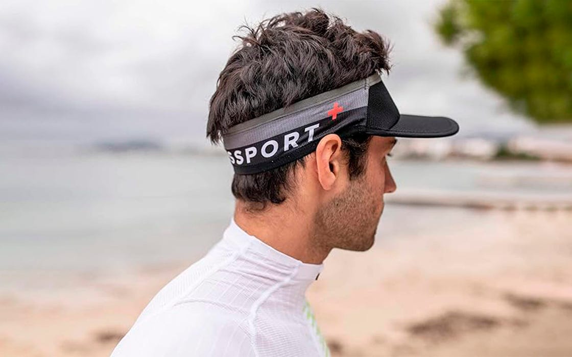 visera para correr compressport