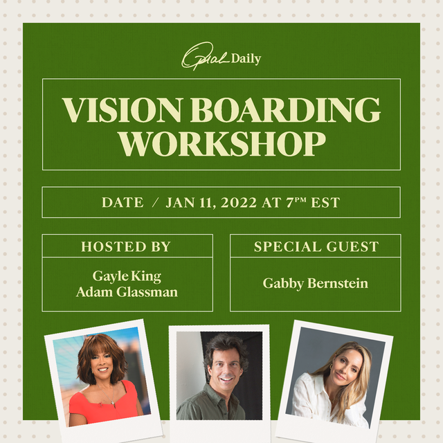 vision boarding workshop poster
